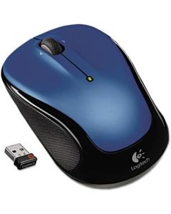 A better mix of precision and comfort with scrolling designed for Web use. - LOGITECH, INC. M325 Wireless Mouse, Right/Left, Blue
