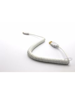 NPKC Mini USB to USB Curled Coil USB line USB Cable for Mechanical Keyboard for DIY Mechanical Keyboard