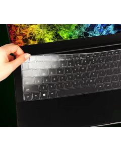 TPU Keyboard Cover Skin Compatible for 15.6" Razer Blade 15 Base / Razer Blade 15 Advanced Laptop 2022 2021 2020 & 17.3" Razer Blade Pro 17 2022 2021 2020, Razer Blade 15 Studio Edition 2020 (Clear)