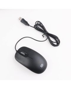 SGIN Computer Wired Mouse with Slim Quiet Design 1600 DPI for Laptops and PCs, Left Handed Mouse, USB Computer Mouse with Smooth Precise Scroll Wheel, Black