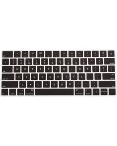 COOSKIN Silicone Colorful Keyboard Protector Protective Skin for Apple Magic Keyboard (MLA22LL/A), After 2015 November US Layout (Black)