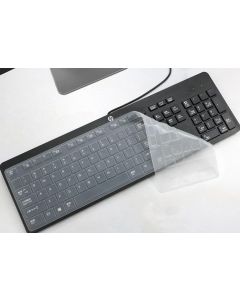 Keyboard Cover Skin for HP USB Slim Business Keyboard KU-1469 SK-2120 803181-001 KPAR211 T4E63AT, HP EliteOne 800 G4 All-in-One Keyboard Protector Accessories, Clear