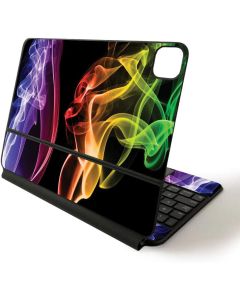 MightySkins Skin for Apple Magic Keyboard for iPad Pro 11-inch (2020) - Sushi | Protective, Durable, and Unique Vinyl Decal wrap Cover, Bright Smoke (APIPSK1120-Bright Smoke)