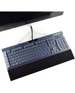 Ultra Thin Silicone Keyboard Protective Skin Cover Compatible with Corsair K95 RGB Platinum Mechanical Gaming Keyboard (NOT for Other Desktop Keyboards) - Clear