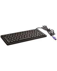 Cherry G84-4100PRAUS Compact Keyboard with PS/2 Interface, 11" Width, Black
