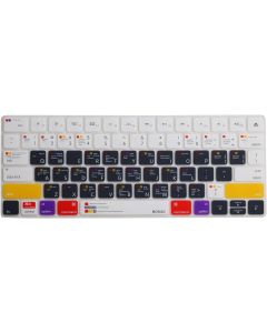 MOSISO Soft Protective Ultra Thin Keyboard Cover Skin Compatible with iMac Wireless 2nd Gen Magic Keyboard (MLA22LL/A) with US Layout, Mac OS X OSX-M-CC-2, White