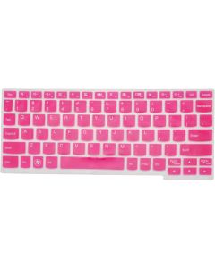 PcProfessional Hot Pink Ultra Thin Silicone Gel Keyboard Cover for Lenovo Ideapad Yoga 11, Flex 10, Flex 3 11, yoga3 11, miix 700 12, Yoga 700 11 100s Laptop (Please Compare Layout and Model)