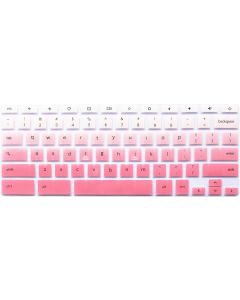 Silicone Keyboard Skin Protector Compatible for 2017/2018 Samsung Chromebook 11, 11.6" Samsung Chromebook 2 XE500C12, 11.6" Samsung Chromebook 3 XE500C13 XE501C13 (Pink Ombre)