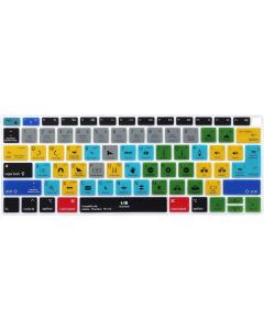 Premiere Pro CC MacBook Silicone Shortcut Hot Key Keyboard Protective Cover Skin Compatible for 2018 Release MacBook Air 13 inch Model A1932 with Retina Display & Touch ID