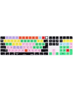 XSKN AVID Pro Tools Shortcut Keyboard Cover Skin for 2021 Released Apple iMac M1 24" Magic Keyboard with Touch ID and Numeric Keypad A2520 Keyboard - EU&US Layout (Not Suite Others Model)