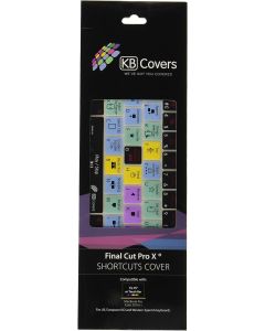 KB Covers Final Cut Pro X QWERTY Keyboard Cover with MacBook Pro Touch Bar (Late 2016) 19116