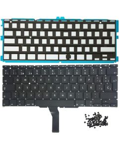 Ittecc Spanish ESPAOL Teclado Keyboard Replacement Fit for Air A1370 A1465 11 Inch 2011 2012 2013 2014 2015 MD711 MD712 MD223 MD224 MC968 MC969