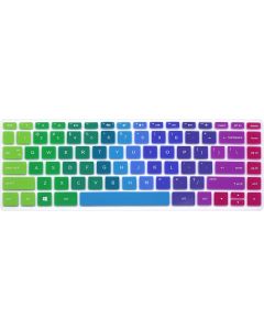 Keyboard Cover Compatible for 14 inch HP Pavilion x360 14M-BA Series 14M-BA011DX 14M-BA013DX 14M-BA015DX 14M-BA114DX, HP 14-BW Series 14-BW006NR 14-BW010NR 14-BW065NR 14-BK061ST 14-BK091ST -Rainbow