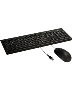 Targus Corporate USB Wired Keyboard & Mouse Bundle, Lightweight and Durable for Windows and Mac Devices (BUS0067)