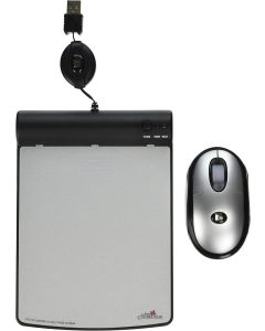 Key Connection Battery Free Wireless Optical Mouse & a USB 2' Wired Pad (WLBF20)